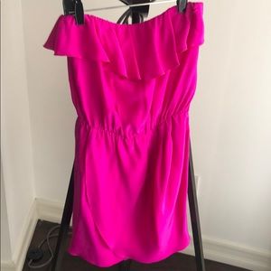 Pink Amanda Uprichard mini dress size M new w tag
